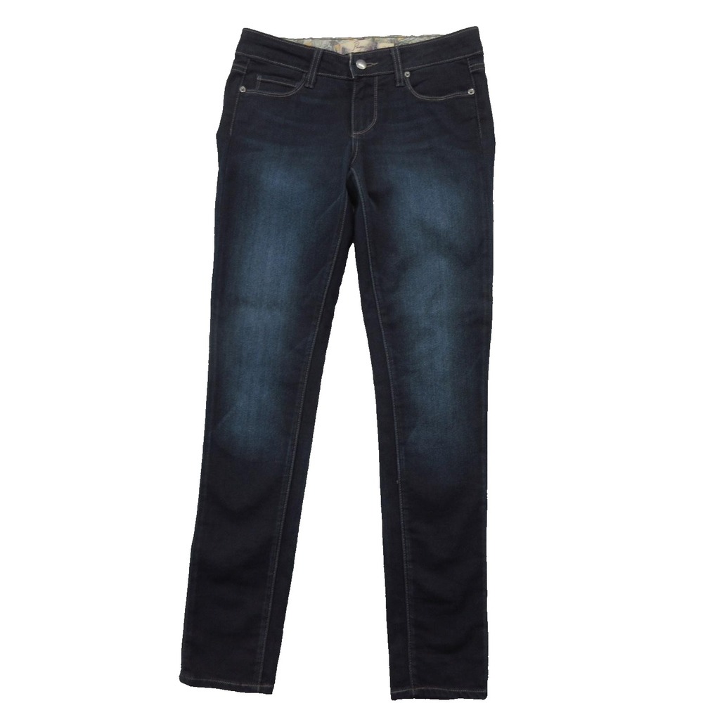 Paige Skyline Drive Skinny Jeans Womens 25 Dark Wash Denim Stretch Slim Fit USA